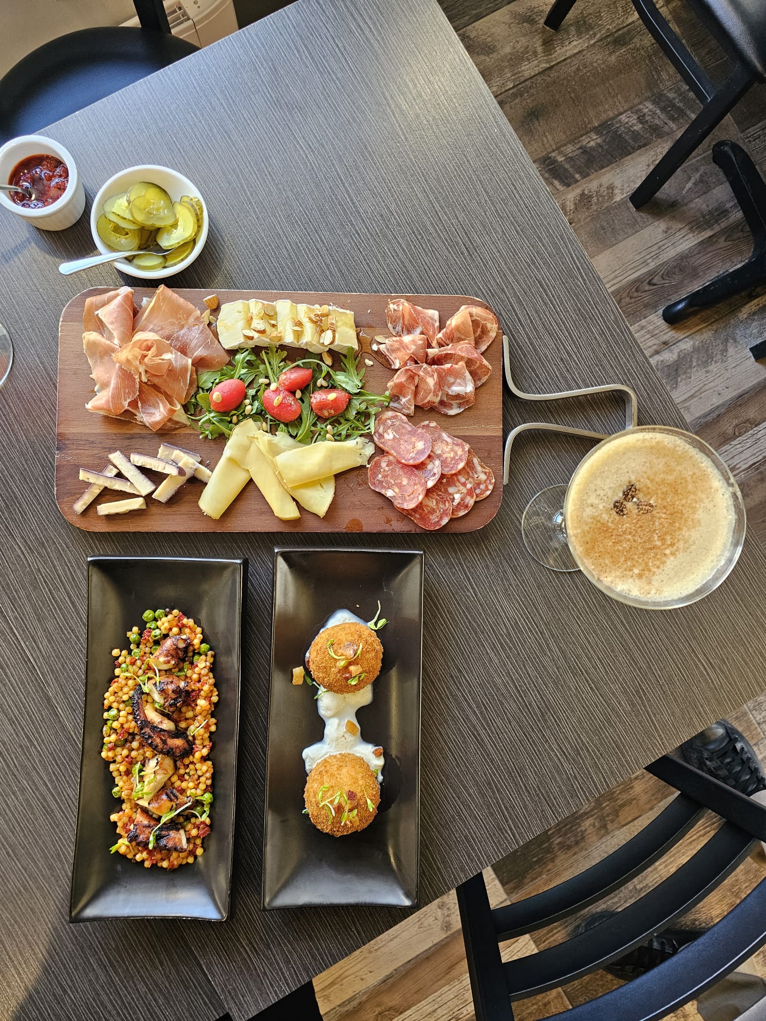 Plat de saison dressé au Restaurant Pulcinella